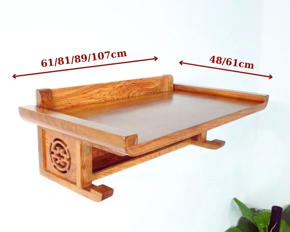 Lựa chọn kích thước Đồ thờ cúng dựa trên kích cỡ ban thờ treo